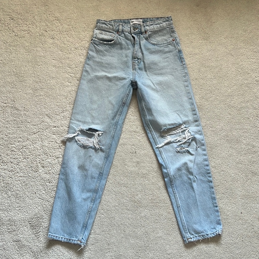 Zara mom jeans